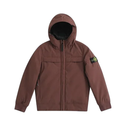 Logo Patch Zip-Up Hoodie