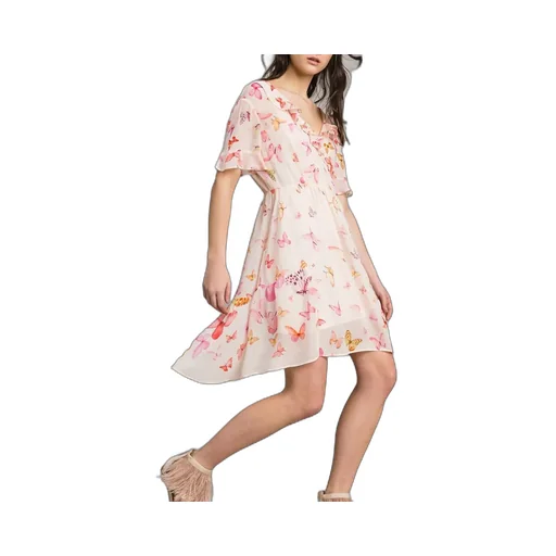 Butterfly Printed Dress
