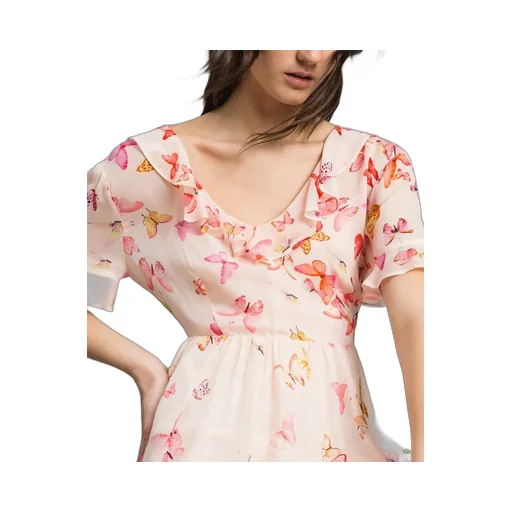 Butterfly Printed Dress