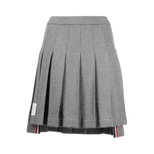 Thom Browne High-Low Hem Pleated Skirt