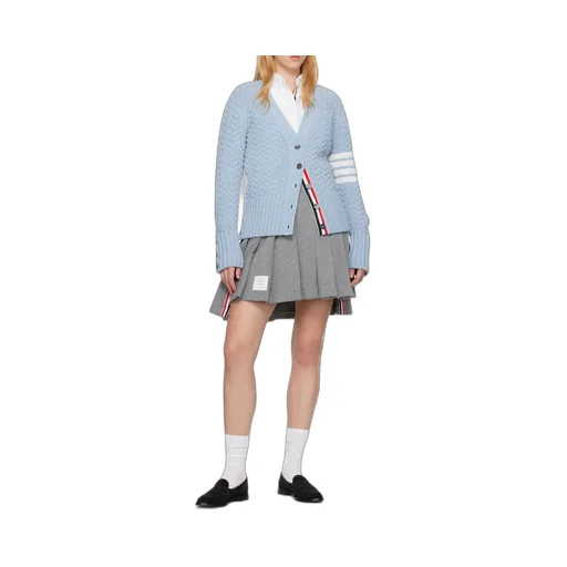 Thom Browne High-Low Hem Pleated Skirt