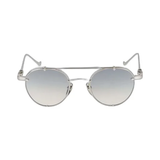 Round-Frame Metal Sunglasses