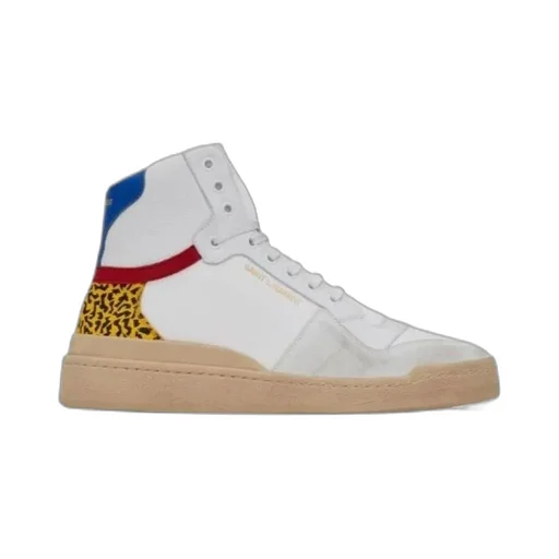 Sl-24 Mid-Top Lace-Up Sneakers