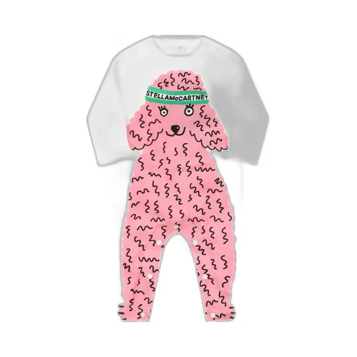Stella Mccartney Kids Poodle Printed Baby Onesie