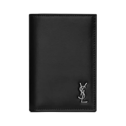 Saint Laurent Tiny Cassandre Credit Card Wallet