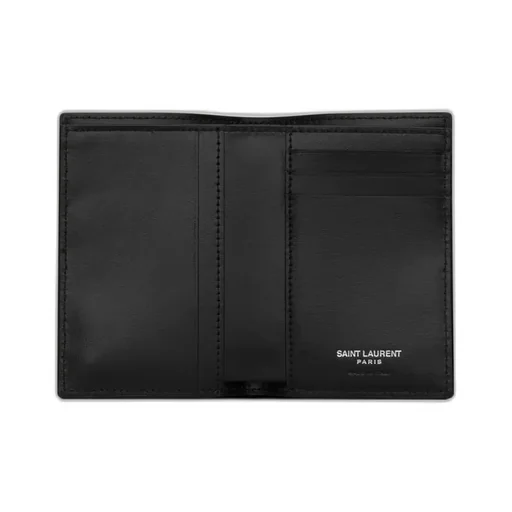 Saint Laurent Tiny Cassandre Credit Card Wallet