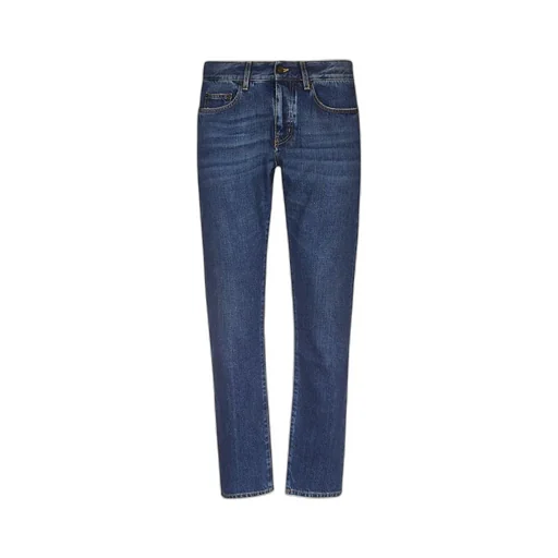 Cotton Straight Jeans