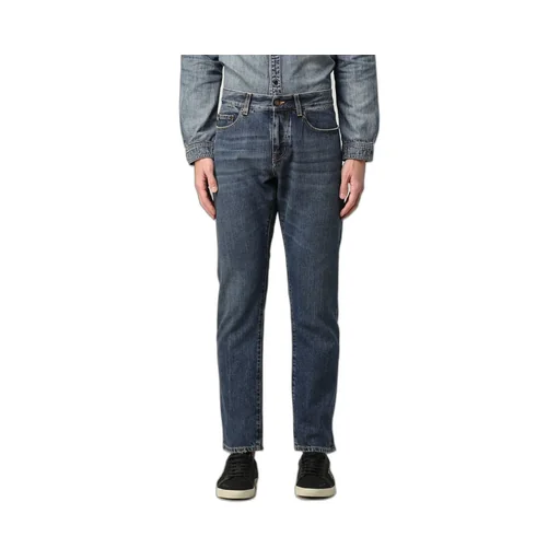 Cotton Straight Jeans