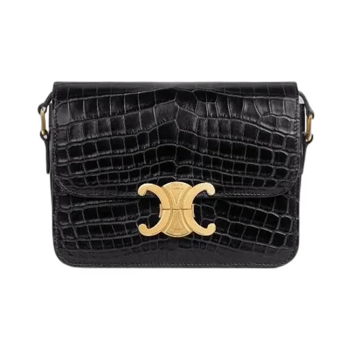 Teen Triomphe Bag In Crocodile