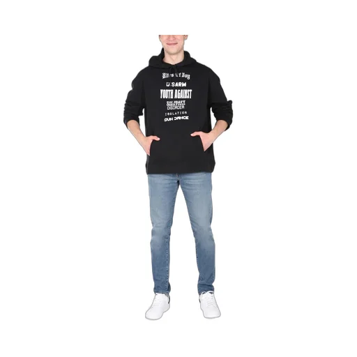 Raf Simons Slogan Patches Hoodie