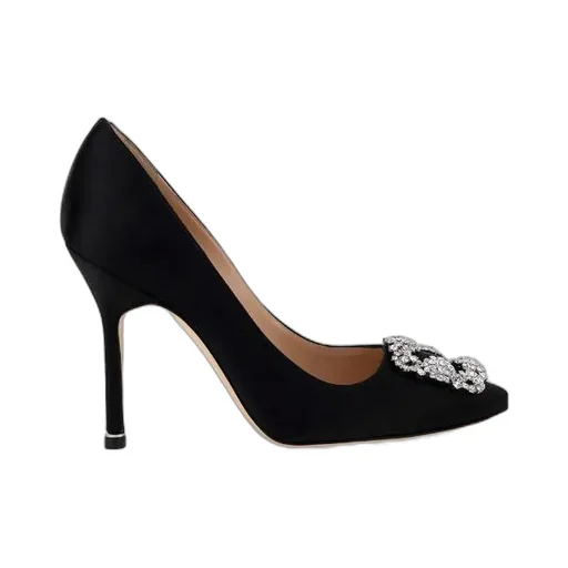 Buckle-Detail Stiletto Pumps