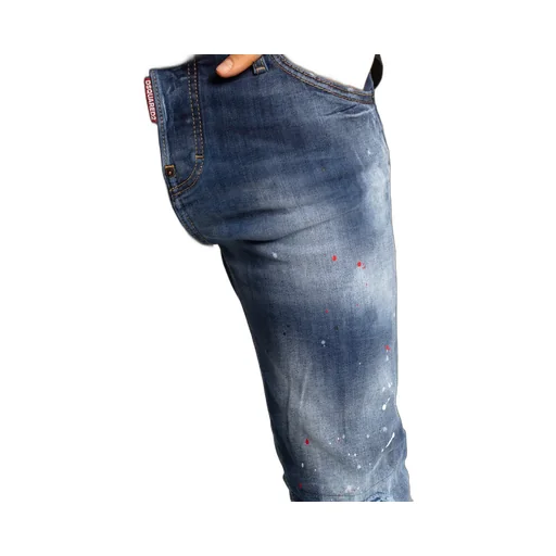 Distressed-Effect Cropped Jeans