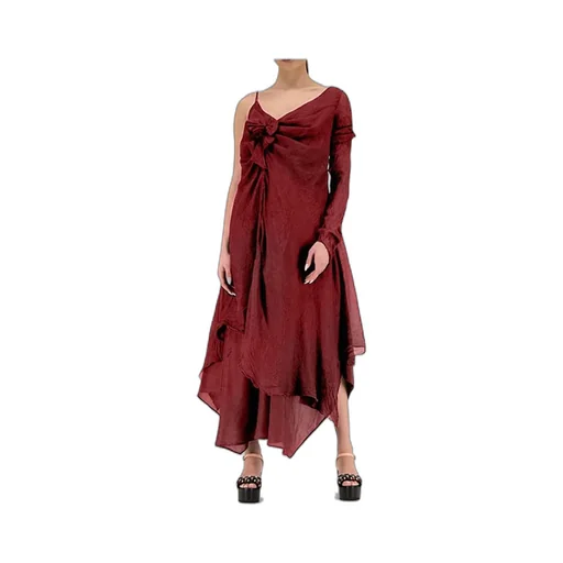 Pleated Detail Dress