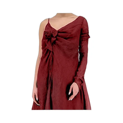 Pleated Detail Dress
