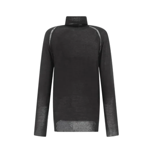 Ann Demeulemeester Turtleneck Distressed Jumper