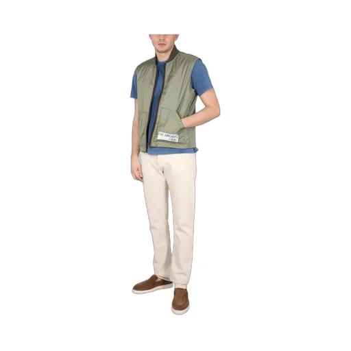 Fay Logo-Detailed Zipped Gilet
