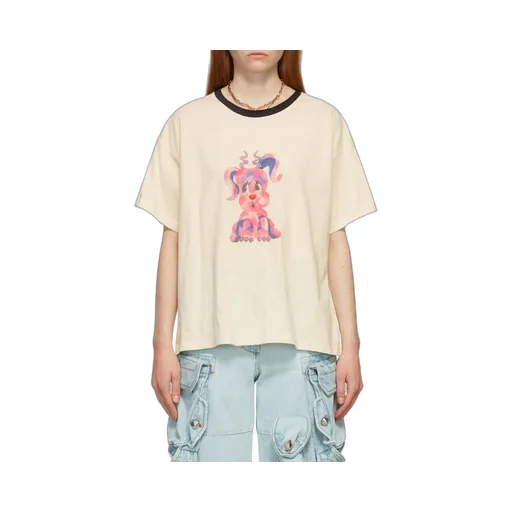 We11Done Monster Print Crewneck T-Shirt