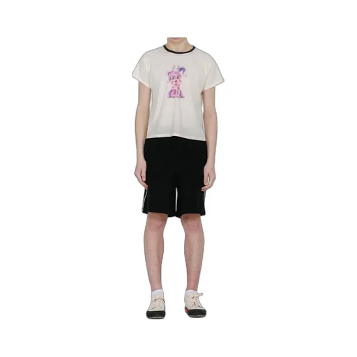 We11Done Monster Print Crewneck T-Shirt