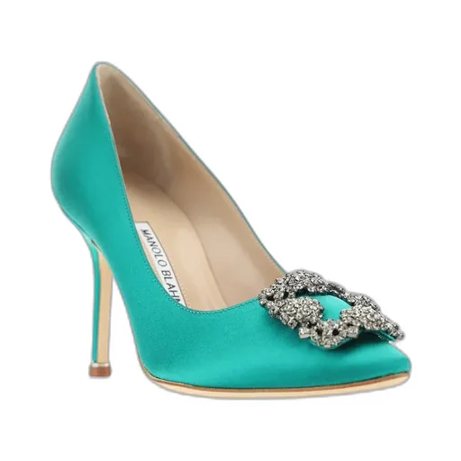 Hangisi Jewel-Buckle Pumps