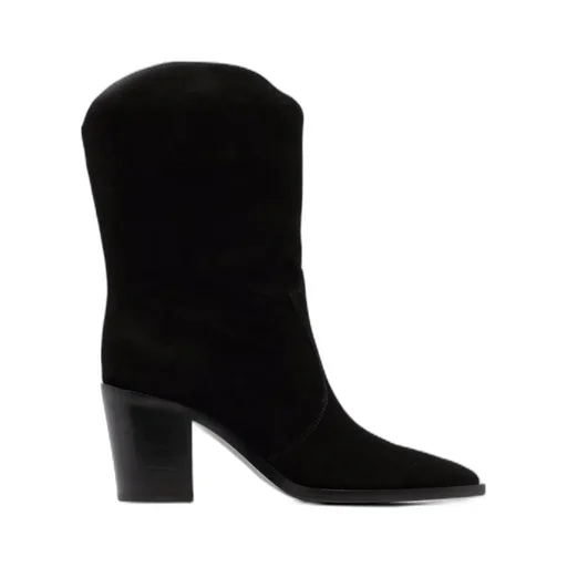 Gianvito Rossi Denver Pointed-Toe Boots