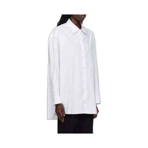 The Row Luka Curved Hem Shirt