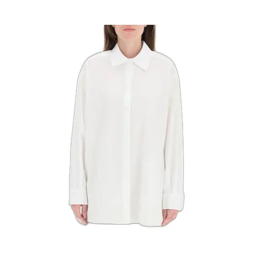 The Row Luka Curved Hem Shirt