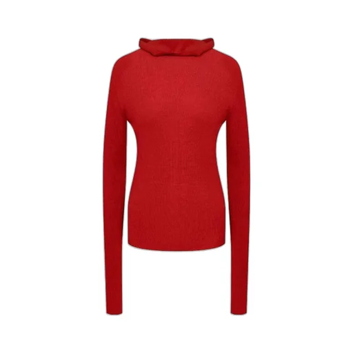 Ribbed-Knit Hoodie