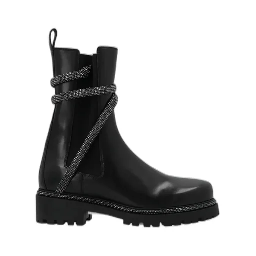 René Caovilla Embellished Wrap-Around Boots