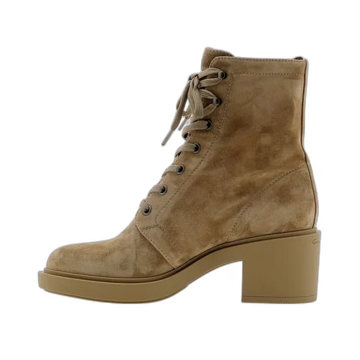 Suede Leather And Ankle Boots