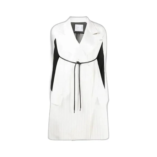 Hybrid Contrast Panel Coat