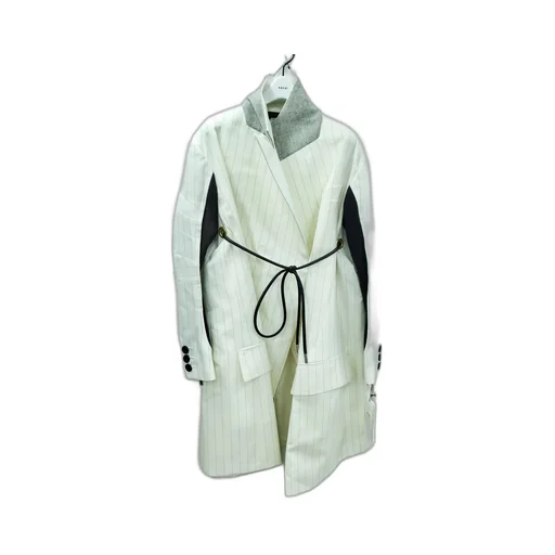 Hybrid Contrast Panel Coat