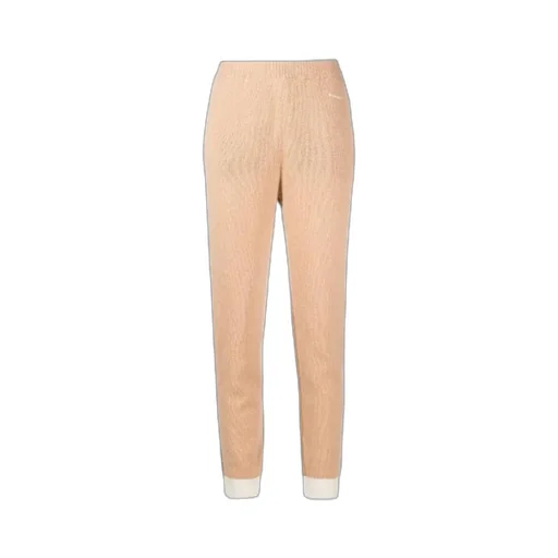 Ribbed-Knit Cashmere Trousers