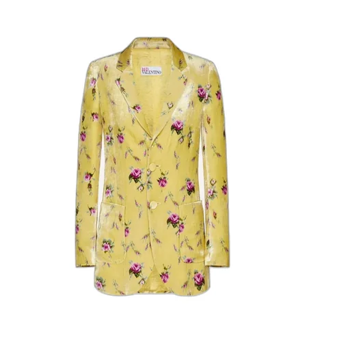 Rose Printed Suit Coat