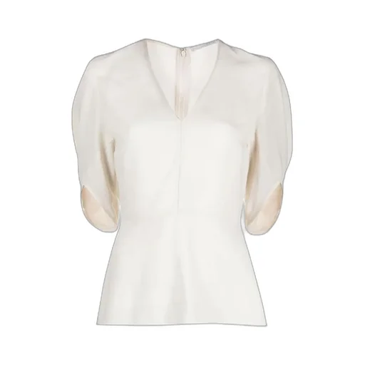 Melody V-Neck Peplum Blouse