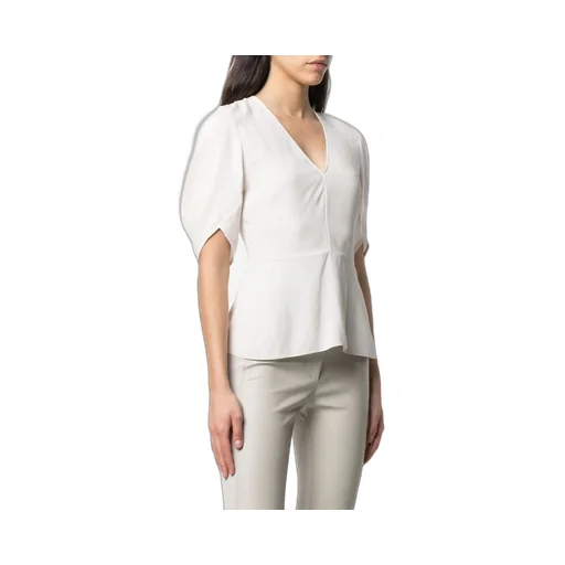 Melody V-Neck Peplum Blouse