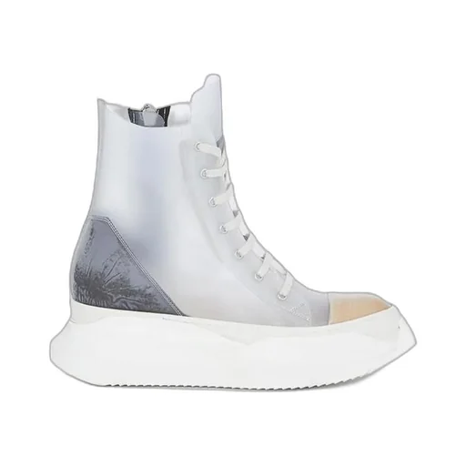 Logo Stitching High-Top Sneakers