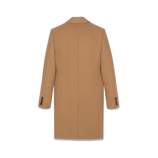 Single-Breasted Cashmere Coat