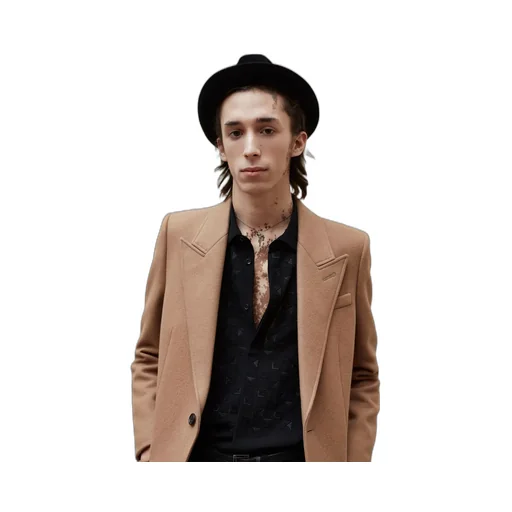 Single-Breasted Cashmere Coat