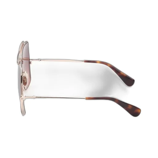 Oversized Geometric-Frame Aviator Sunglasses