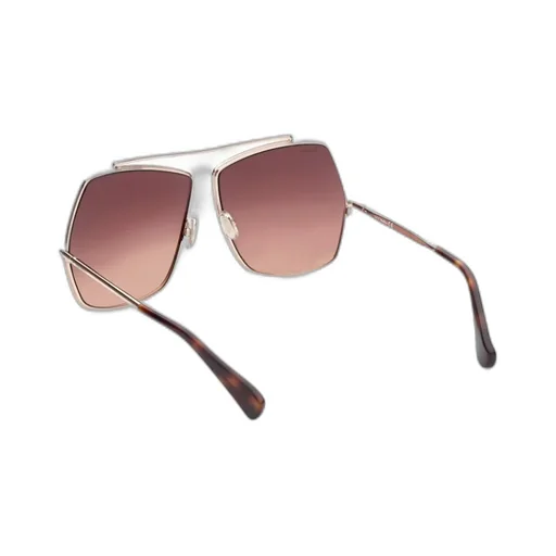 Oversized Geometric-Frame Aviator Sunglasses