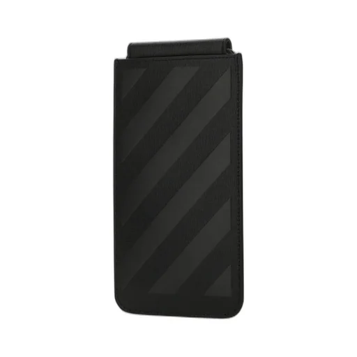 Off-White Diagonal Stripe Lanyard Phone Holder