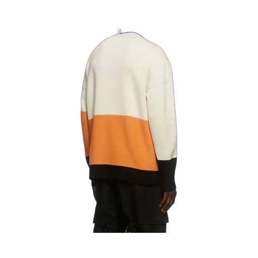 Off-White Logo Intarsia Knitted Jumper