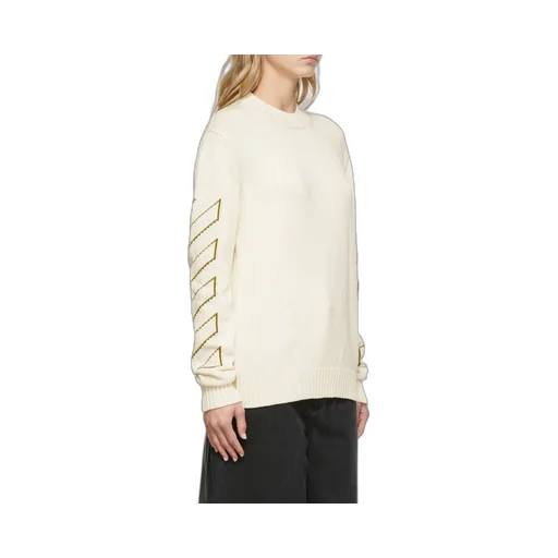 Arrows Long-Sleeve Knitted Jumper