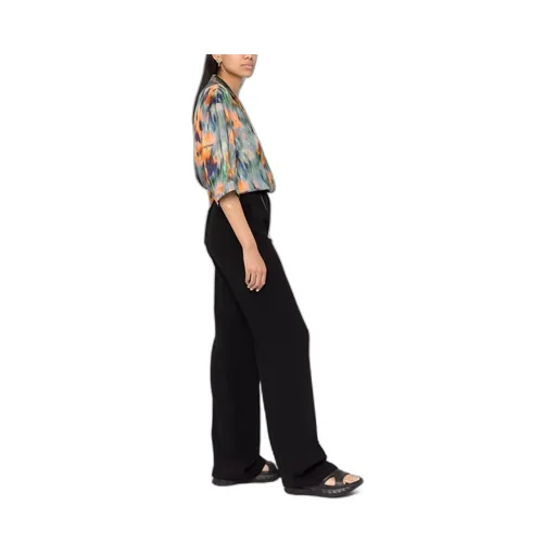 Abstract-Print Bowling Shirt