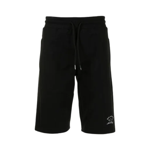Logo Print Track Shorts