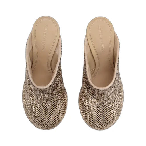 Bottega Veneta Dot Sock Embellished Mules