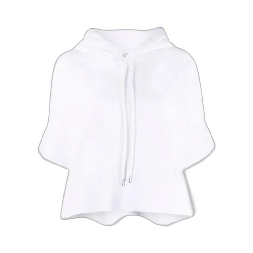 Cropped Short-Sleeve Hoodie