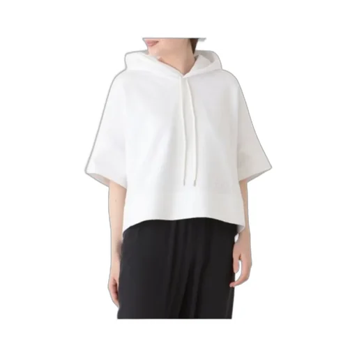 Cropped Short-Sleeve Hoodie