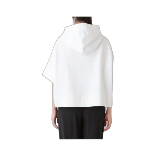 Cropped Short-Sleeve Hoodie