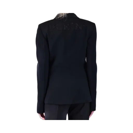 Notched-Lapels Single-Breasted Blazer